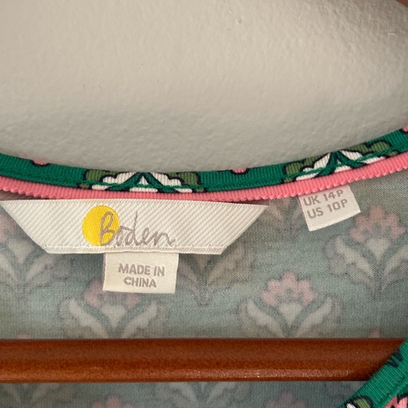 Boden Jersey Midi Dress Size 10P Petite - Picture 3 of 9